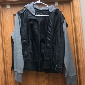pleather jacket